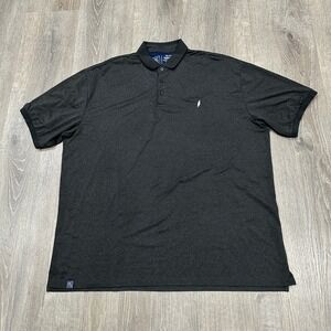 Sec 119 Polo Shirt Men 3XL Gray Grateful Dead Bolt Logo Golf Performance Stretch